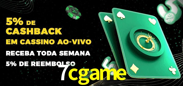 Promoções do cassino ao Vivo 7cgame